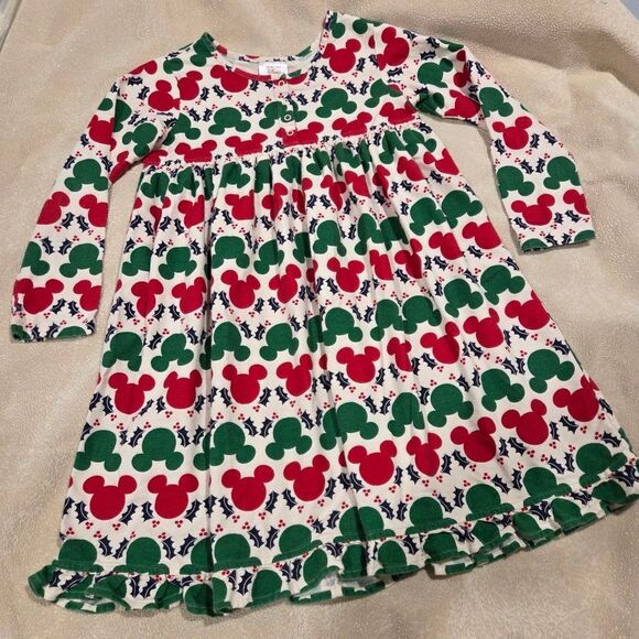 Hanna Andersson Disney Christmas Nightgown, Size 8 (130) - Picture 1 of 10